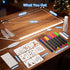 17" 7 3-12+, (2026 LED Drawing Board for Kids, Light Up Doodle Board, Reusable Glow in The Dark Drawing Tablet