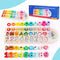 QZMTOY Preschool Educational Montessori Toys, Toddler Puzzles Number Shape Sorter for Kids Age 3-5