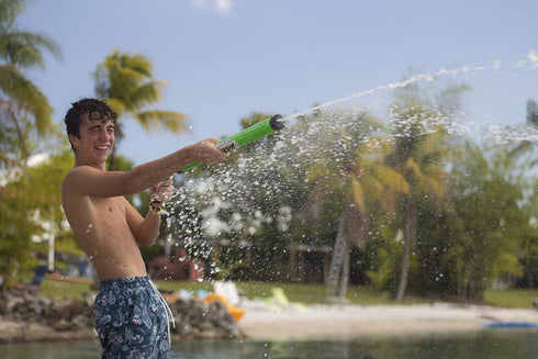 Swimming Stream Machine Water Gun Launcher - Single Barrel Water Blaster - Squirt Gun for Outdoor Games - Pool Toys