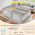 74"x50" 2 Large Baby Playpen - Playpen for Babies and Toddlers with Breathable Mesh & Handles - Baby Fence Playard