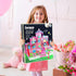 Doll House for Girls, 11 Rooms Dollhouse with Dolls, Puppies, Furniture, LED Light, Toddler Playhouse Gift