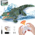 GearRoot Remote Control Crocodile High Simulation RC Crocodile Boat Toys for Swimming