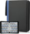 9 Pockets Trading Card Binder with Sleeves, 900 Double Sided Pocket PU Card Collection Binder, Blue