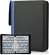 9 Pockets Trading Card Binder with Sleeves, 900 Double Sided Pocket PU Card Collection Binder, Blue