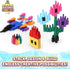 Stacking Crayons, 15 pc Set, Buildable and Stackable for Drawing, Coloring, Arts and Crafts
