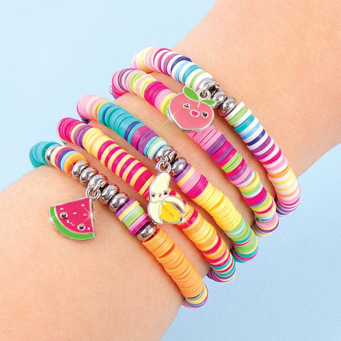 Make It Real - Heishi Beads with Storage Case - Jewelry & Charm Bracelet Making Kit for Girls