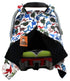 Dear Baby Gear Deluxe Car Seat Canopy - Infant Car Seat Cover with Prehistoric Dinosaur Design