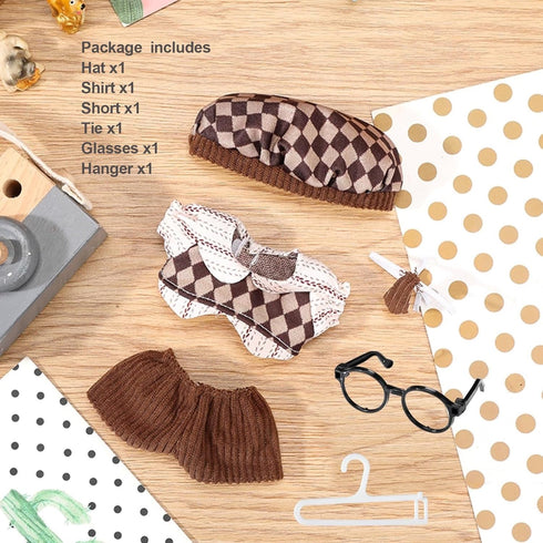 Set, Pack 15-17cm Ezcora Doll Clothes Doll Outfits for Dolls, Perfect for Play and Display, Accessories for Doll's