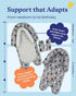 2-in-1 GoldBug Baby & Toddler Car Seat Head Support + Strap Covers - Raindrop