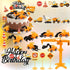 21PCS Set Construction Cake Toppers Truck Cake Decoration Excavator Tractor Tower Crane Cupcake Topper Traffic and Road