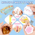 12 Pack Taba Squishy Toys Kit Pcs, Fufu Squishy Include Taba Squishy Paw, Hamster, Chick, Dog, Pig, Banana, Bear