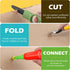 355 5-12 ColoPlay Cardboard Tools for Kids, Cardboard Cutter for Kids, Tools for STEM Educational, Gifts for Boys