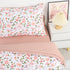 Set 4 Set TANOFAR Floral Toddler Bedding for Girls, Pieces Soft Microfiber Crib Bed Including Reversible Comforter
