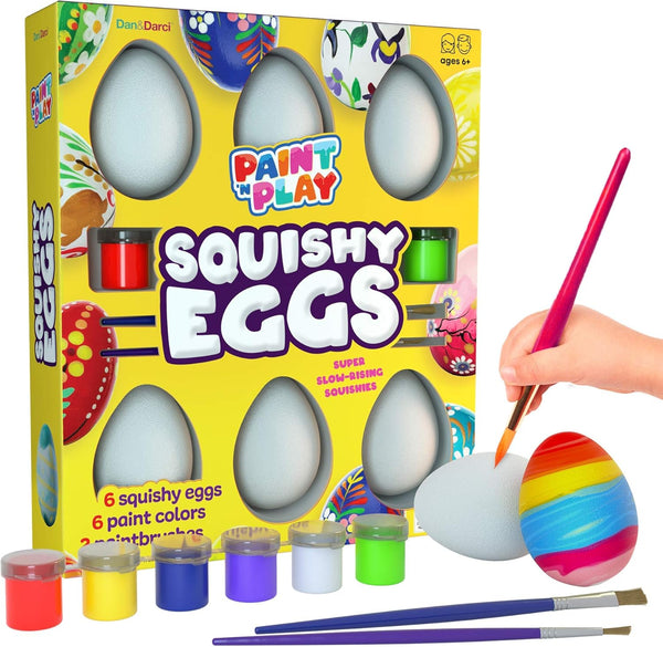 Dan&Darci Easter Egg Squishy Painting Kit - Arts & Crafts for Girls