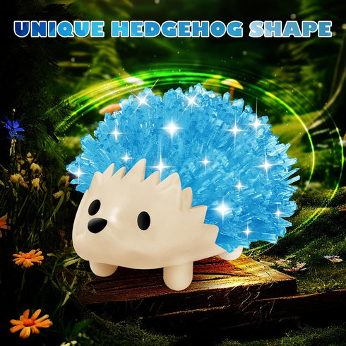 2 (24H),Science 8-12 6+ sdaymol Crystal Growing Kit for Kids - Colors Hedgehog to Grow Fast in Experiments Learning