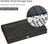 6 WE Games Two-Toned Black & White Double Dominoes with Spinners - Ideal Size, Vintage Style Case, Family and Adult