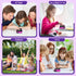 uimomn 4 1 Tic Tac Toe Game, in Handheld Educational Game Machine, Electronic Tic Tac Toe Game for Education and Memory