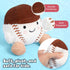 Plush Baseball Stuffed Animal Toy for Babies - Safe and Cuddly
