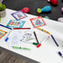 THE TWIDDLERS - 24 Pack Mini Coloring Books for Kids Ages 3+, Includes Castles, Dragons, Space, Pirate, Baking