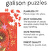 Galison 500 Piece Foil Jigsaw Puzzle - Crystal Flower Ball - Beautiful Artwork of Blooms