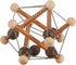 Manhattan Toy Artful Skwish Wooden Baby Rattle and Motor Skill Activity Toy for Infants and Toddlers