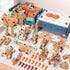 VEAIS Kids Tool Set with Drill,120Pcs Toddler Tool Set with ToolBench,Montessori Toy