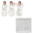 Amazing Baby Gift Set, On Safari and Sterling, 0-3 Mo Omni Swaddle
