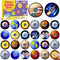 52Pcs Solar System Fidget Spinners for Kids, Outer Space Party Favors, Planet