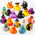 18 JOYIN PCS Halloween Rubber Ducks, Halloween Ducks for Halloween Goodie Bag Fillers, Rubber Duckies Baby Bath Toys