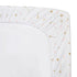 TL Care Printed 100% Natural Cotton Jersey Knit Fitted Contoured Changing Table Pad Cover, Sparkle Gold/Pink Arrows