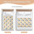 siphylline 52" 34" Colorful Dandelion Flower Modern Extra Large Resuable Changing Pad Covers Waterproof Washable