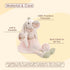 MON AMI Princess Brianna Bunny Doll - 18", Soft & Cuddly Plush Animal Doll, Great Gift for Kids, Boys, Girls