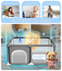 47"x47" Setup, Dripex Baby Playpen, Small Playpen for Babies, Enhanced Safety Baby Play Yard for Indoor & Outdoor