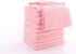 12 Pack Baby Washcloths - Extra Absorbent Microfiber Coral Fleece Wash Clothes for Newborns, Pink