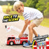 2-N-1 360 16-Inch Maxx Action Firetruck with Joystick Controls, Lights, Siren Sounds, Motorized Movement, and Spinning