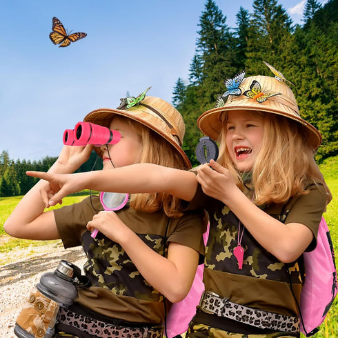 ESSENSON Kids Explorer Kit, Adventure Kit with Binoculars for Outdoor Fun for Kids Ages 4-8