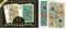 DA VINCI Fiori, Italian 100% Plastic Playing Cards, 2-Deck Bridge Size Small Print Regular Index Set