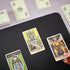 4 Pcs Card Game Mats 24 x 14 Inch - Smooth Playing Card Mat for Tabletop Games