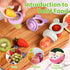 Bessentials Baby Fresh Fruit Food Feeder - 2 Pack Silicone Mesh Feeders for Infant Safe Self Feeding (Purple+Misty