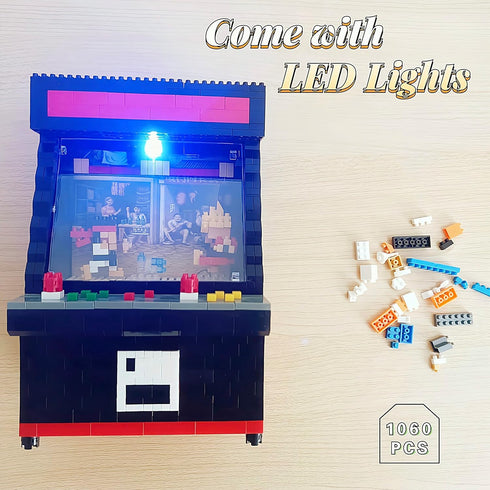 Sets 14+ Nano(1060 Vziimo Fighter Game Micro Blocks for Adults and Teens Building Toys, Creative Bricks Gifts for Game