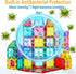 Set Upgraded Antibacterial Magnetic Tiles, Magnetic Building Blocks with Antibacterial Protection, Inhibits Bacterial