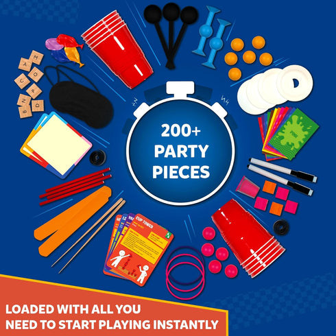 200+ One Minute Party Games - Pieces, Fast-Paced & Hilarious Group Games for Kids, Teens & Adults, Fun for Game Nights