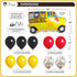 Wheels On The Bus Birthday Decorations, School Bus Party Decorations for School Bus Birthday Theme