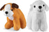 (Pack 12) 6 Inches Bedwina Plush Puppy Dogs - of Tall Small Stuffed Animals Bulk Assorted Puppies and Cute Stuffed