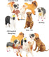 Liberty Imports 18 PCS Large Dog Figurines Playset, Realistic 4" Toy Pet Figures