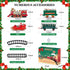 Set, Set Sets 3 4 5 6 7 8 BainGesk Train Christmas Train with Steam, Light and Sounds, Train for Under Christmas Tree