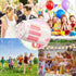 Upgraded Bazooka Bubble Gun, No Dip Bubble Machine Gun with Light for 9000+ Bubbles Per Min Outdoor Fun