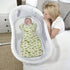 2 Packs 3-6 3-Way Premium Soft Cotton Swaddle Blanket Sleep Sacks Arms Up Design Months, Hands Up Transitions