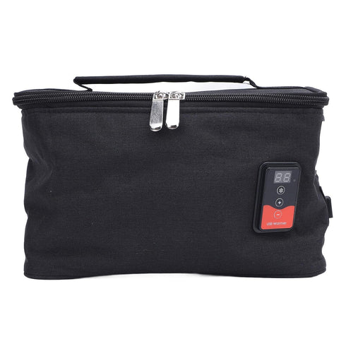 Hamwesh Car Bottle Warmer Bag, Portable Insulated Heating Bag with Adjustable Temperature for