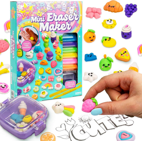 Just My Style Mini Eraser Maker Sculpt and Design Custom Erasers with